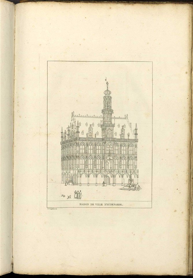 Goetghebuer - 1827 - Choix des monuments - 102 Maison ville Audenarde