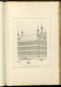 Goetghebuer - 1827 - Choix des monuments - 106 Maison ville Louvain