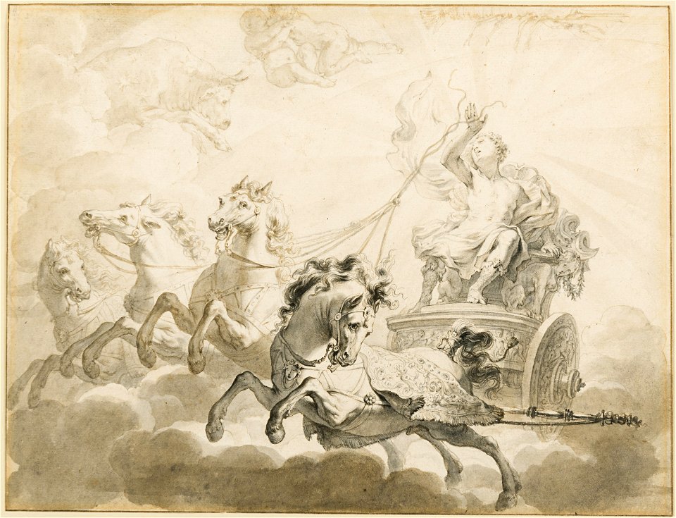 Godfried Maes - Phaeton in the Chariot of the Sun God