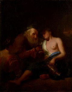 Godfried Schalcken (Made 1643-The Hague 1706) - Lot and his Daughters - RCIN 406781 - Royal Collection