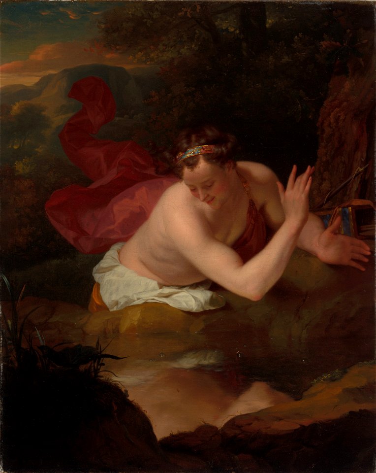 Godfried Schalcken - Narcissus - 1992.335 - Fogg Museum