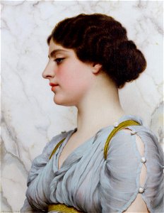 Godward - A Roman Beauty 1912. Free illustration for personal and commercial use.