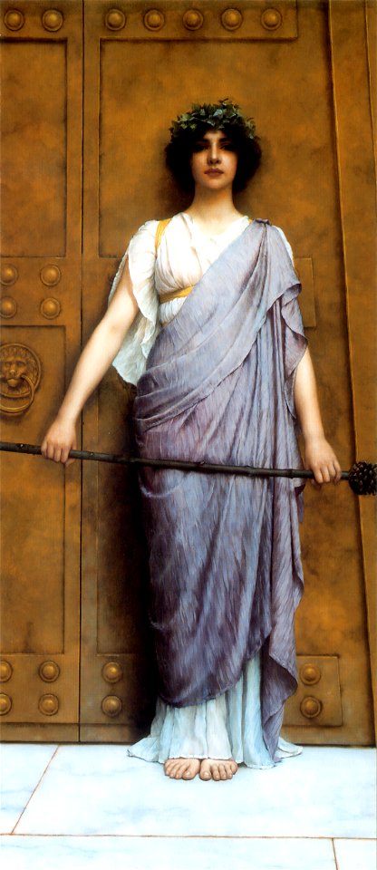 Godward-At the Gate of the Temple-1898
