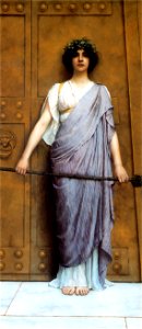 Godward-At the Gate of the Temple-1898