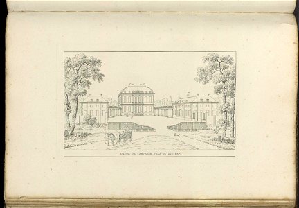 Goetghebuer - 1827 - Choix des monuments - 084 Maison campagne Voorst Zutphen