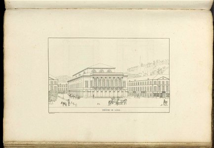 Goetghebuer - 1827 - Choix des monuments - 087 Theatre Liege