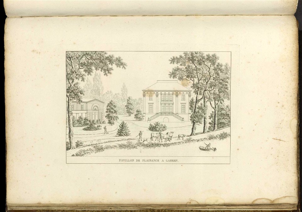 Goetghebuer - 1827 - Choix des monuments - 098 Pavillon plaisance Laeken