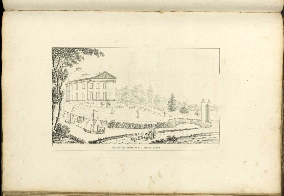 Goetghebuer - 1827 - Choix des monuments - 103 Maison plaisance Destelberge Gand