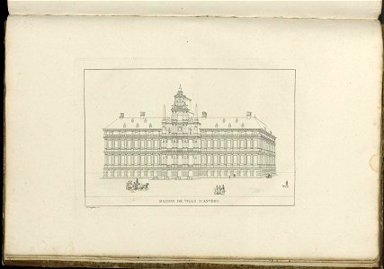 Goetghebuer - 1827 - Choix des monuments - 115 Maison Ville Anvers