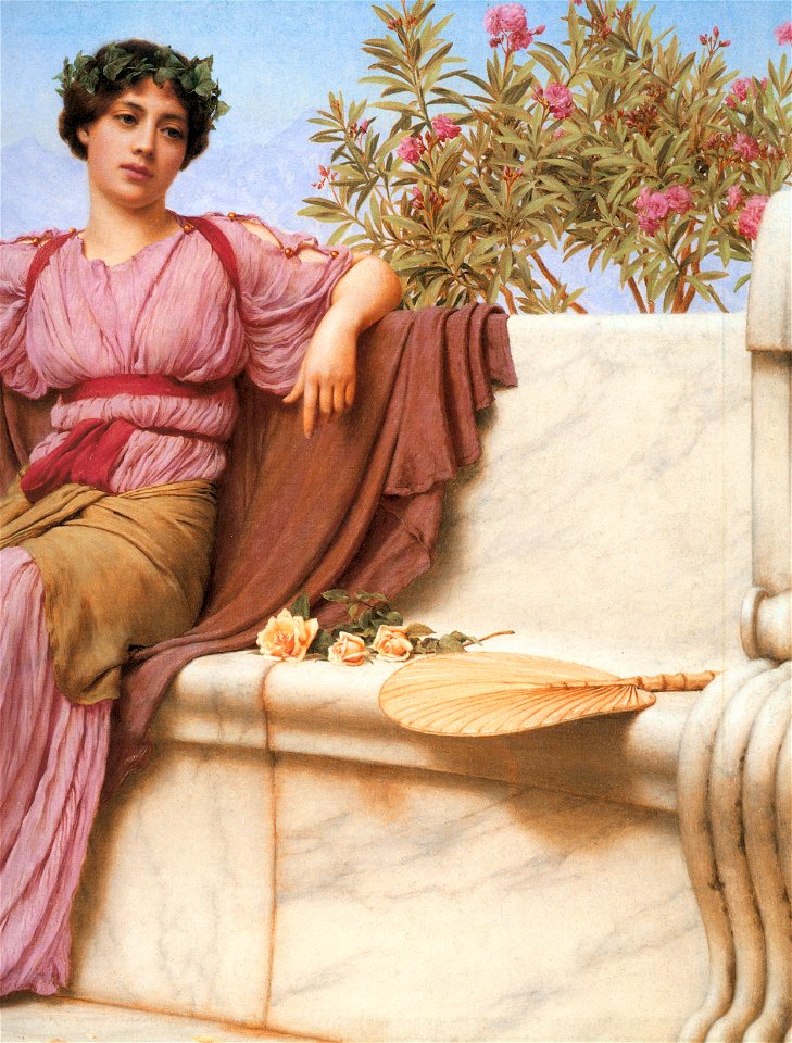 Godward-Tranquillity-1914-detail right
