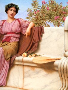 Godward-Tranquillity-1914-detail right