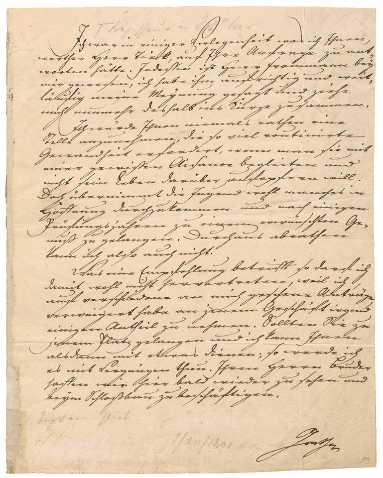 Goethe an Tieck 1801-11-17