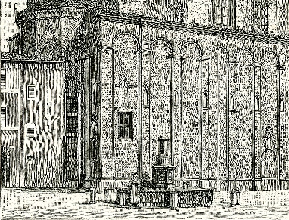 Fabriano parte laterale della chiesa di San Domenico