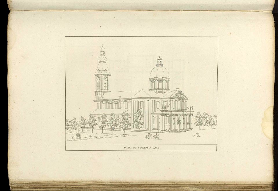 Goetghebuer - 1827 - Choix des monuments - 058 Eglise St Pierre Gand
