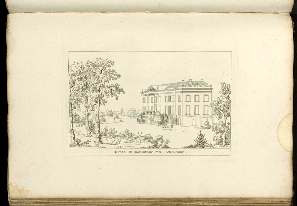 Goetghebuer - 1827 - Choix des monuments - 062 Chateau Brockhuysen Amerongen