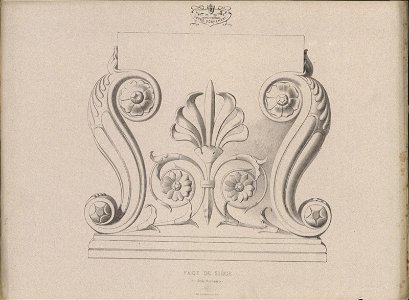 Face de siège, Style Romain, objectnr A 59202