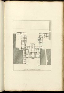 Goetghebuer - 1827 - Choix des monuments - 074 Plan Palais Royal La Haye