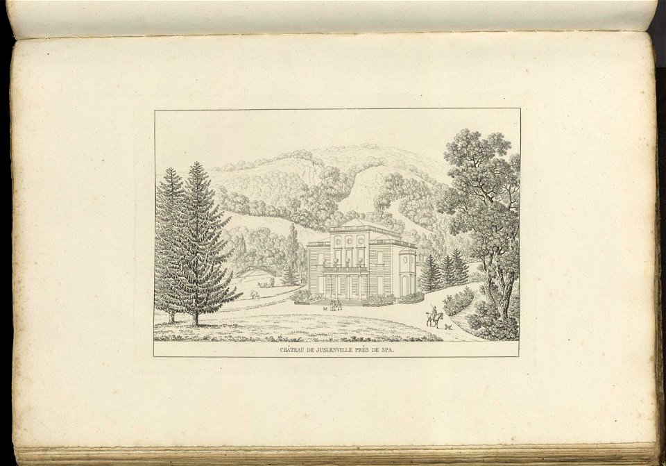 Goetghebuer - 1827 - Choix des monuments - 086 Chateau Juslenville Spa