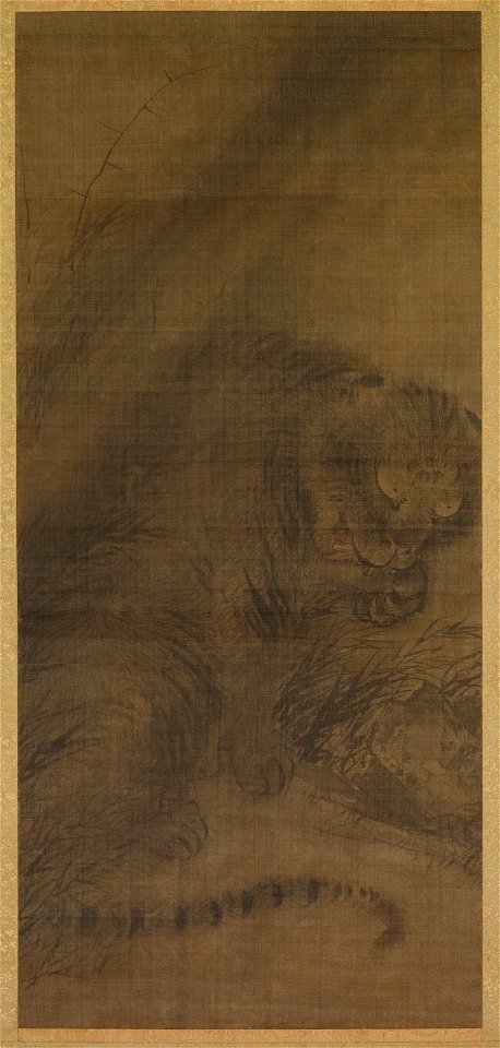 Fachang Muqi (Chinese, 1220-1280) - Tiger - 1958.427.2 - Cleveland Museum of Art