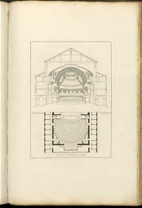 Goetghebuer - 1827 - Choix des monuments - 089 Coupe Theatre Liege