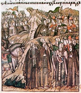 Facial Chronicle - b.09, p.487 - Sergius of Radonezh at Kulikovo 2