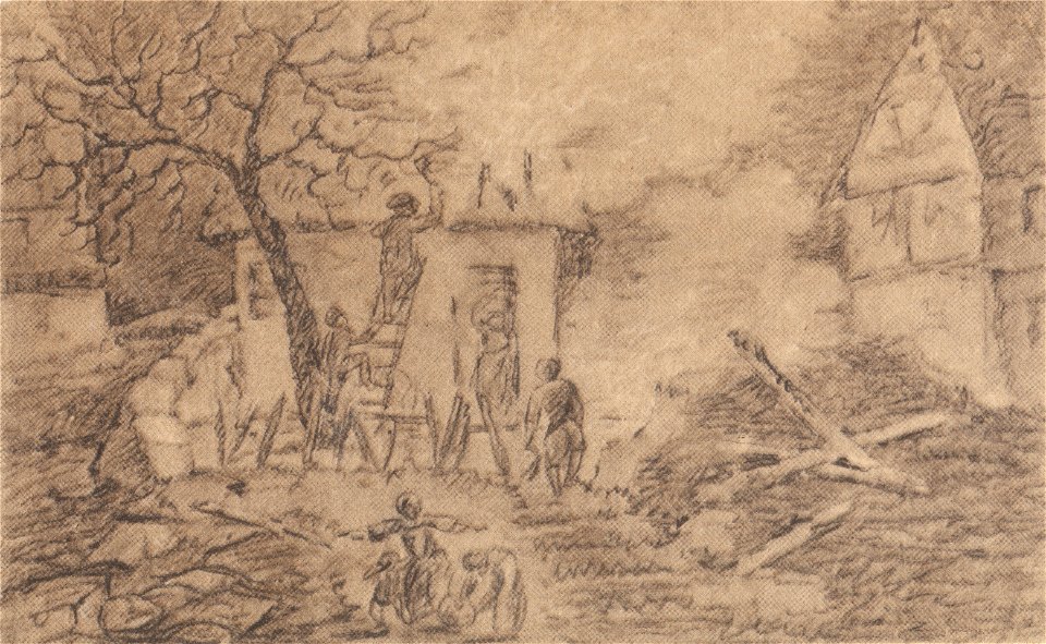 Goethe - Nächtlicher Dorfbrand
