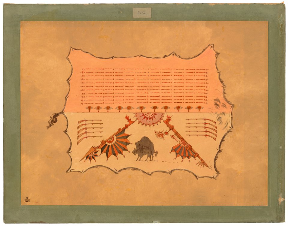 Facsimile of an Omaha Robe C16646
