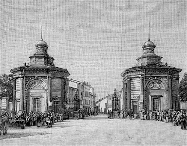 Faenza – Barriera Porta Garibaldi (xilografia)