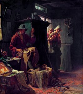The hardships of bachelorhood, by Ferdinand Fagerlin