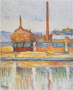 Fabriksbyggnader x Karl Nordström