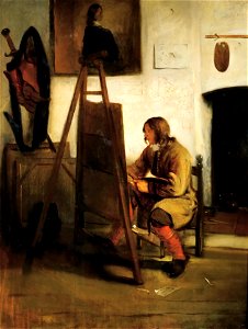 Barent Fabritius - Young Painter in his Studio - WGA7720