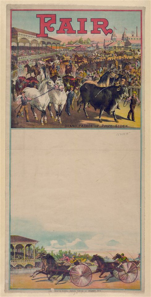 Fair, grand parade of prize stock LCCN2003680890