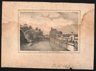 Fairmount waterworks - lith. of D.W. Kellogg & Co., Hartford, Ct. LCCN2016645699