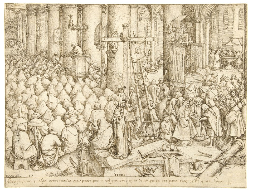 Faith (Fides) by Pieter Bruegel I, 1559