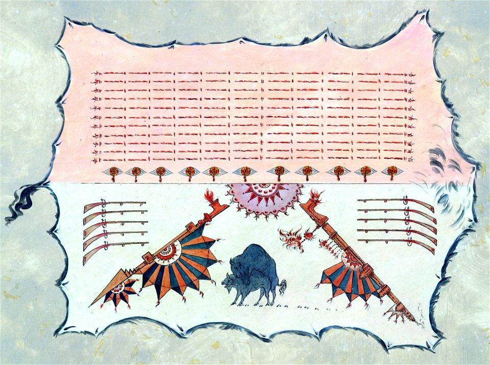 Facsimile of an Omaha Robe C16646 (cut)