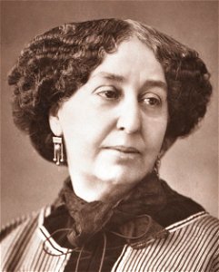 Face detail, Félix Nadar - George Sand - Google Art Project (cropped)