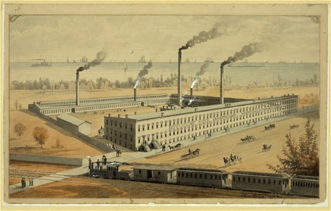 Factory of Hotchkiss' Sons, hardware manufacturers) - Wils. Porter, del., '82 LCCN2004662455