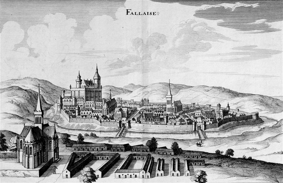 Falaise Merian 1657