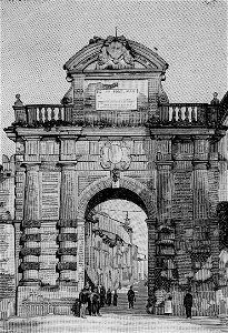 Faenza – Porta Imolese (xilografia)
