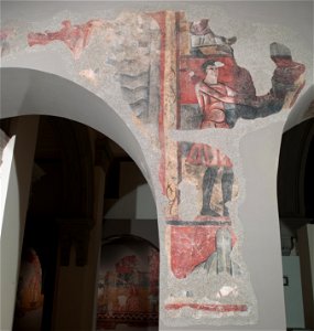 Falconer from Sant Joan de Boí - Google Art Project