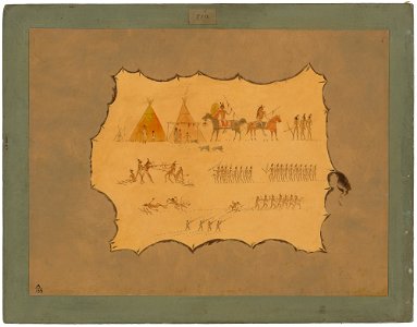 Facsimile of a Cheyenne Robe C16294