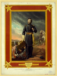 Facsimile of the celebrated antrobus portrait of General U.S. Grant, painted on the battlefield of Chattanooga 1863-4 LCCN2003672956
