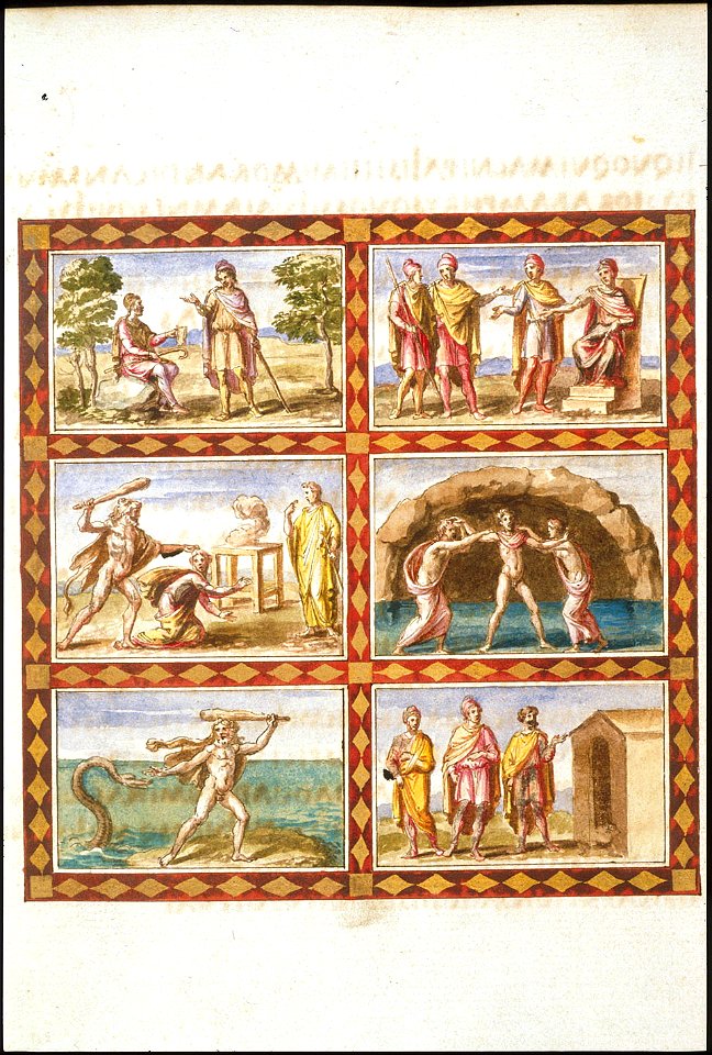Facsimile of the Vatican Virgil - Lansdowne Ms834 - f4