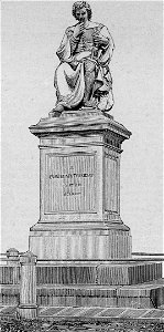 Faenza – Monumento Torricelli (xilografia)
