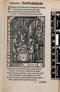 Falcarius. Der Sensenschmid. (The Scythe Maker) (BM 1904,0206.103.65)