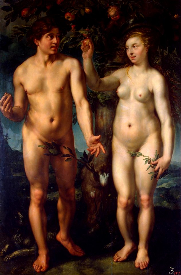 Fall of Man, by Hendrick Goltzius