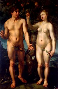 Fall of Man, by Hendrick Goltzius
