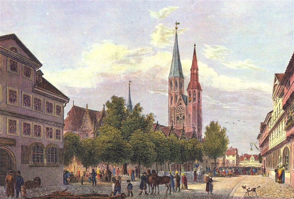 Fallersleber Straße um 1840