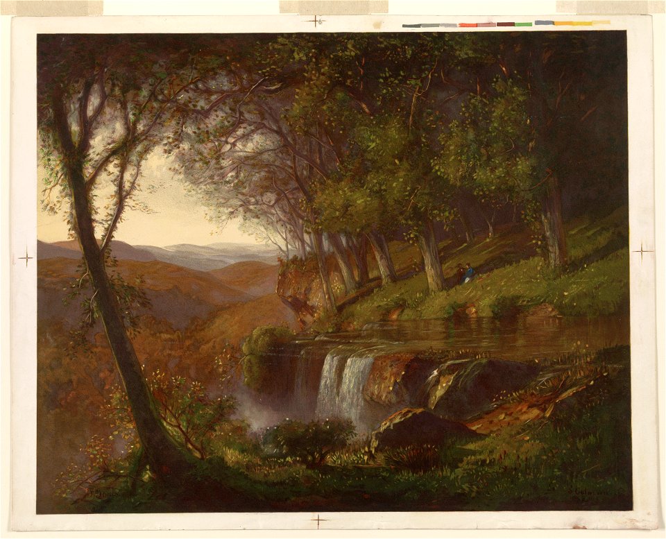 Falling Spring, Virginia - painted by Samuel Colman ; F. Jones. LCCN95514560