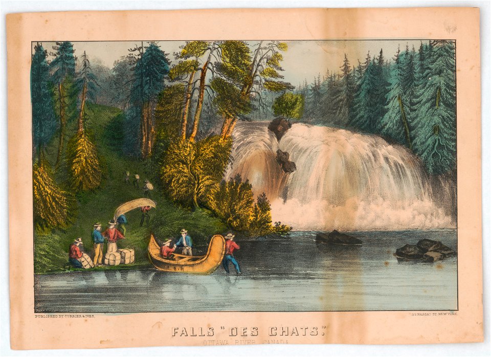 Falls Des Chats. Ottawa River, Canada LCCN95503142